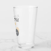 ガラスマグの仕事日警報 タンブラーグラス (左)