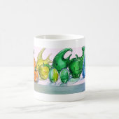 ガラスマグの虹 コーヒーマグカップ (中央)