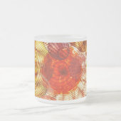 ガラスマグ2のガラス芸術 フロストグラスマグカップ (中央)