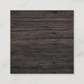 ガラスモダンフレ素朴ーム写真サンキューカード エンクロージャーカード (裏面)