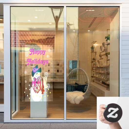 ガラスモダン装飾窓貼り用可愛い ウィンドウサイン (店舗窓)