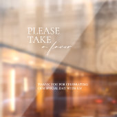 ガラスモダン/鏡デカール標識を受け取る ウィンドウサイン (シート2)