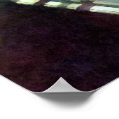 ガラスモルタルと窓敷居の上のすり ポスター (角)