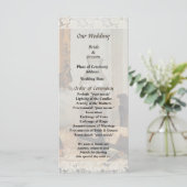 ガラスランプ及びステレオ結婚式 プログラム (スタンド正面)