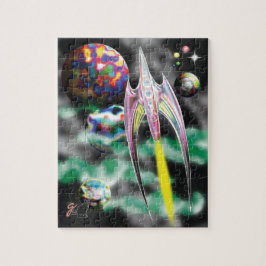 ガラスロケットジグソーパズル ジグソーパズル