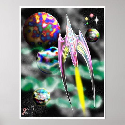 ガラスロケット ポスター (正面)