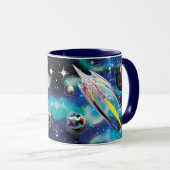 ガラスロケット マグカップ (正面右)