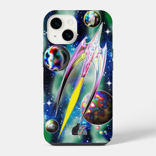 ガラスロケット iPhoneケース (裏面)