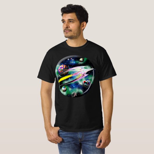 ガラスロケット Tシャツ (正面フル)
