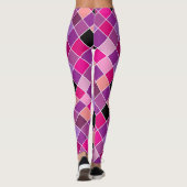 ガラス上のモザイク10 レギンス (裏面)