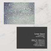 ガラス上の水滴01 名刺 (正面/裏面)