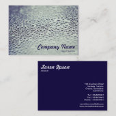 ガラス上の水滴 名刺 (正面/裏面)
