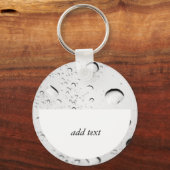 ガラス上の雨滴 キーホルダー (正面)