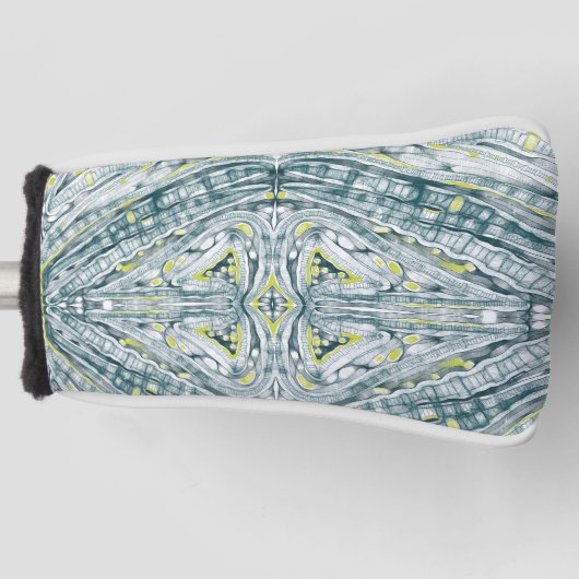 ガラス下の藻類 ゴルフヘッドカバー (正面)