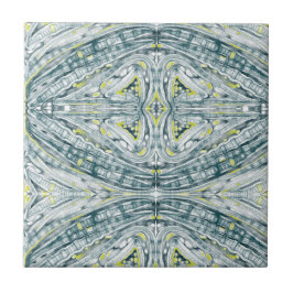 ガラス下の藻類 タイル