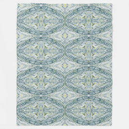 ガラス下の藻類 フリースブランケット