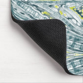 ガラス下の藻類 マウスパッド (コーナー)