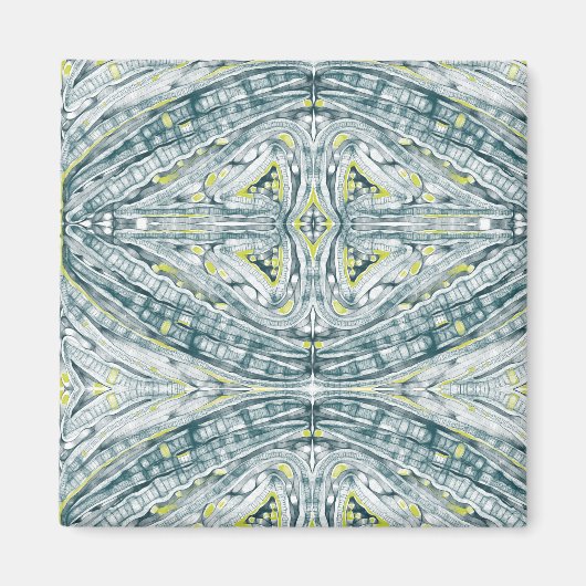 ガラス下の藻類 マグネット (正面)