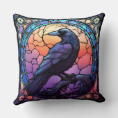 ガラス不気味張りのステンドグラス クッション (裏面)