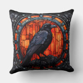 ガラス不気味張りのステンドグラス クッション (裏面)