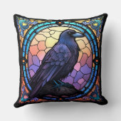 ガラス不気味張りのステンドグラス クッション (裏面)