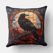 ガラス不気味張りのステンドグラス クッション (裏面)