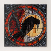 ガラス不気味張りのステンドグラス ジグソーパズル (横)