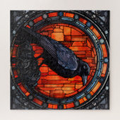 ガラス不気味張りのステンドグラス ジグソーパズル (横)