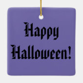 ガラス不気味張りのステンドグラス セラミックオーナメント (裏面)