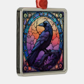 ガラス不気味張りのステンドグラス メタルオーナメント (右)