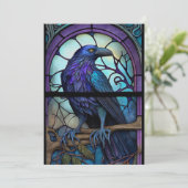 ガラス不気味張りのステンドグラス 招待状 (スタンド正面)