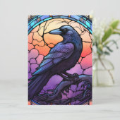 ガラス不気味張りのステンドグラス 招待状 (スタンド正面)