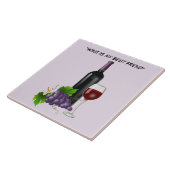 ガラス付きアニメーションワインボトル タイル (側面)