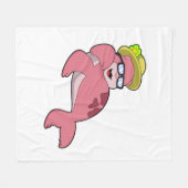 ガラス付きシール.PNG フリースブランケット (正面(横))