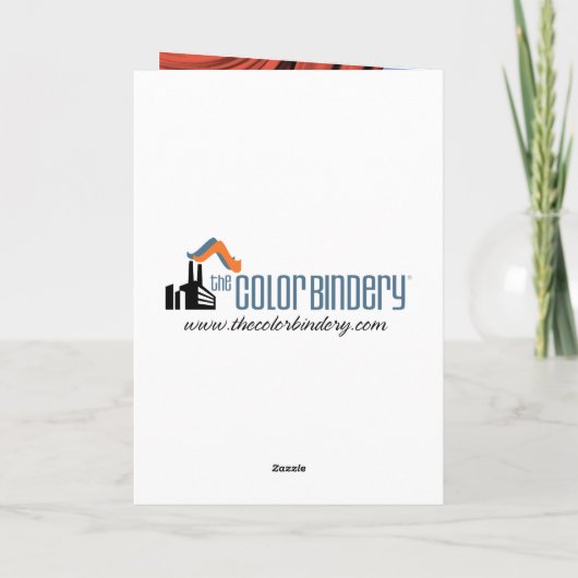 ガラス休日のファンタジーの企業のな挨拶状 シーズンカード (裏面)