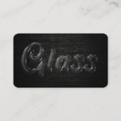 ガラス会社 名刺 (正面)