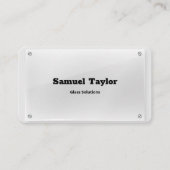 ガラス会社 名刺 (正面)