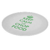 ガラス保切り盤において食べ物を切る カッティングボード (角)