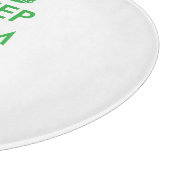 ガラス保切り盤において食べ物を切る カッティングボード (角)