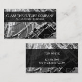 ガラス修理設置サービス名刺 名刺 (正面/裏面)