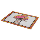 ガラス切り板がヤギを密猟 カッティングボード (角)