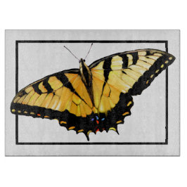 ガラス切り板タイガーアゲハチョウ カッティングボード