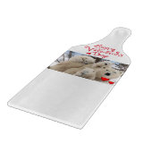 ガラス切り板バレンタインデー極性クマ カッティングボード (角)