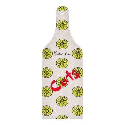 ガラス切り板レモン カッティングボード (正面)