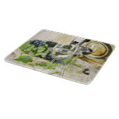 ガラス切り板木樽ワインブドウ カッティングボード (角)