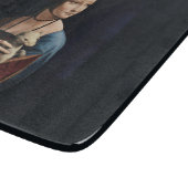 ガラス切り盤：ダ・ヴィンチ：エルミン夫人 カッティングボード (角)