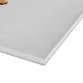 ガラス切パーソナライズされた断夏の国の結婚式 カッティングボード (角)