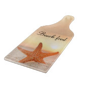 ガラス切削板ビーチヒトデ カッティングボード (角)