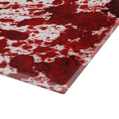 ガラス切削血（ばちゃばちゃ）跳ねるヴァンパイアゴシック恐怖 カッティングボード (角)