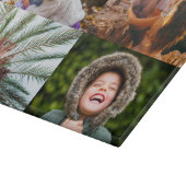 ガラス切断ボードあなたの4写真エッジプリント カッティングボード (角)